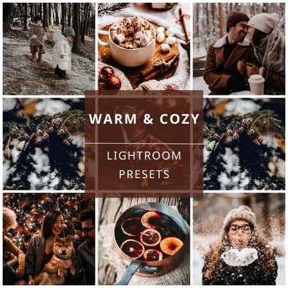 Warm &amp; Cozy Winter Lightroom presets