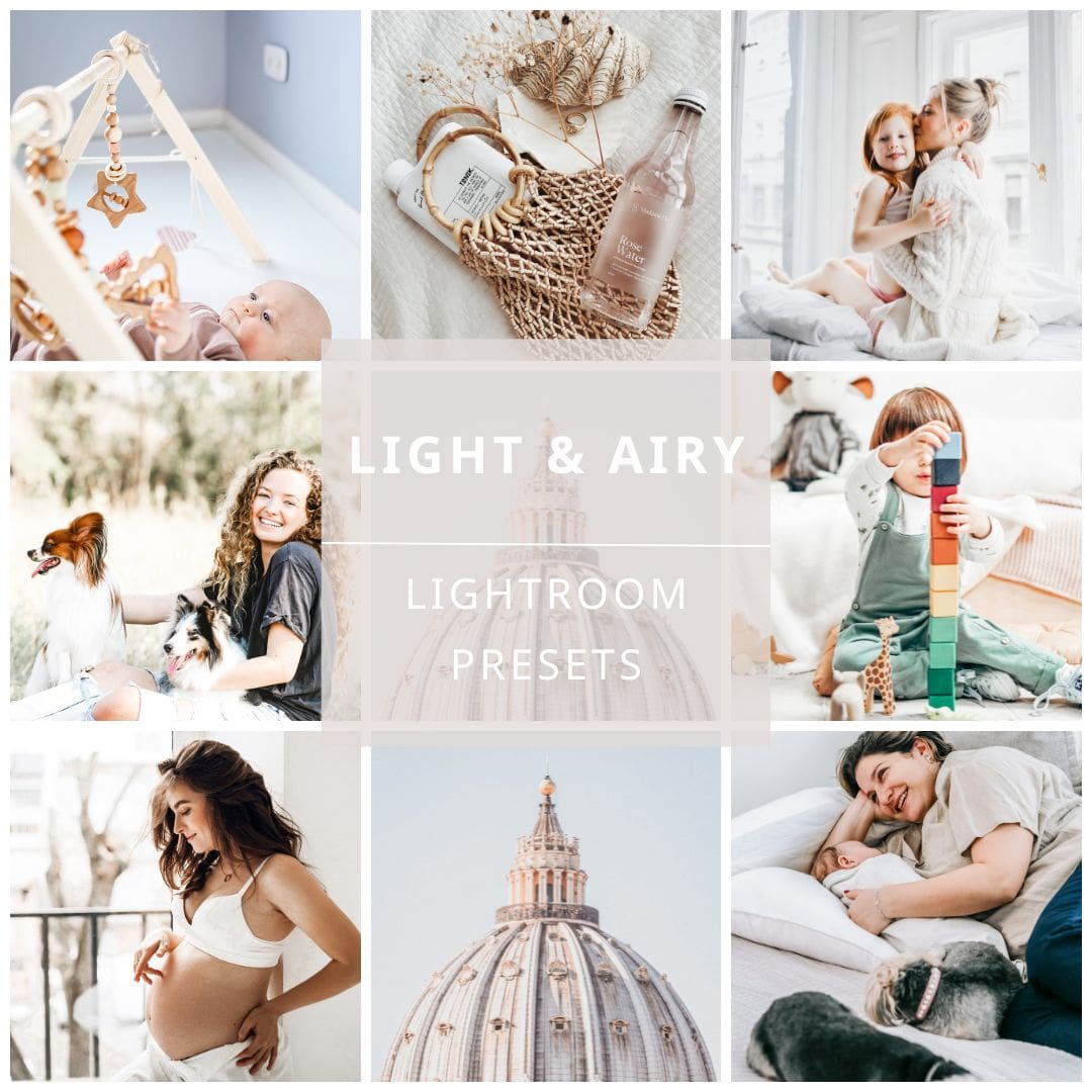 Light &amp; Airy Lightroom presets
