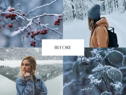 Winter Blues video LUTs